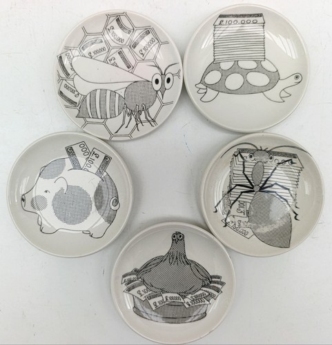 Piero fornasetti set of - set, 5