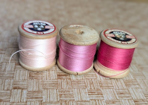 Vintage wooden cotton reel - wooden,