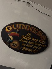 Very Rare Guinness Hand Painted Sign