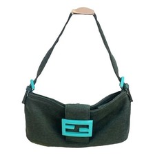 Fendi wool baguette bag