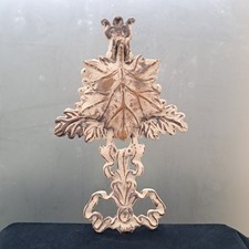 Vintage Reclaimed Cast iron Door Knocker, Grapes And Leaves, Rustic Look.