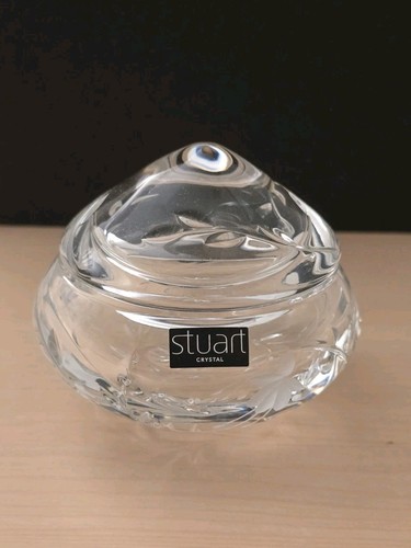 Stuart crystal cascade lidded - stuart,