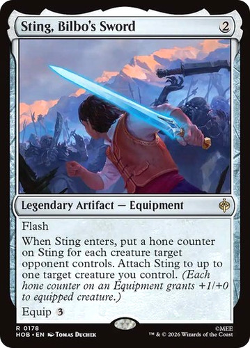 Mtg sting bilbo sword - mtg,