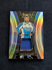Chris Buescher - 2025 Select NASCAR Selective Swatches Silver Race Used Patch