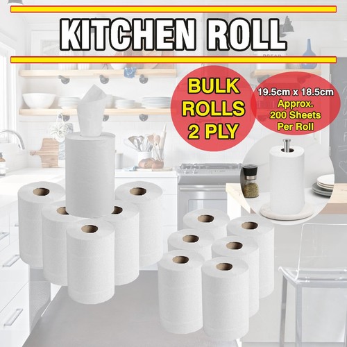 White centre feed rolls 2ply - white,