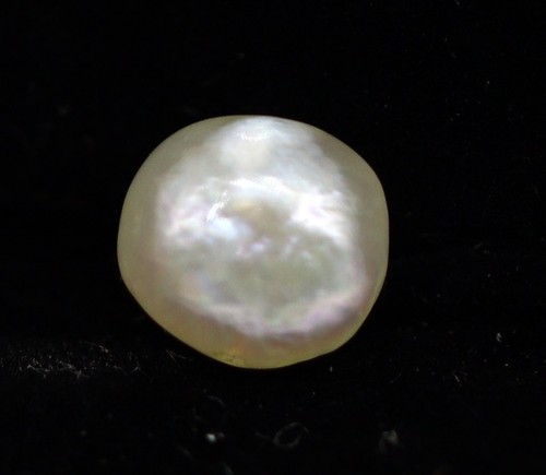 Drilled bead natural - 1.07,