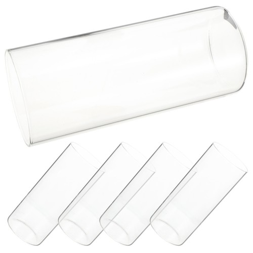6pcs clear high borosilicate - high,