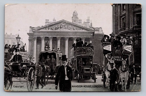 Postcard london mansion - postcard,
