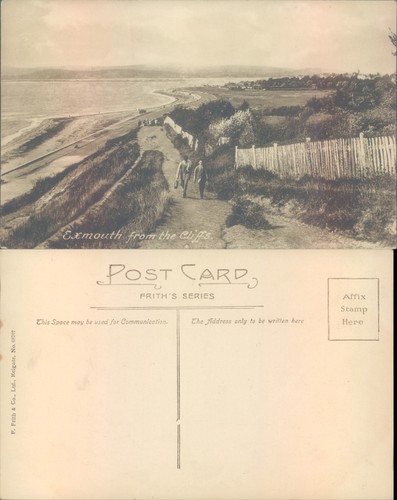 Exmouth from the cliffs - from,