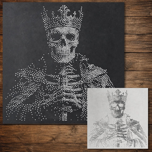 Skeletal king halloween - king,