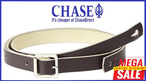 Mandolin strap leather - leather,