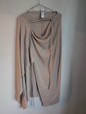 Zara Beige Soft Knit Tie Front