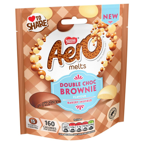 Aero melts double chocolate - melts,