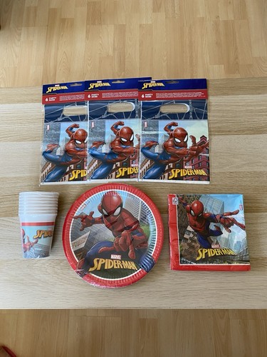 Spider man party supplies - spider-man, x8