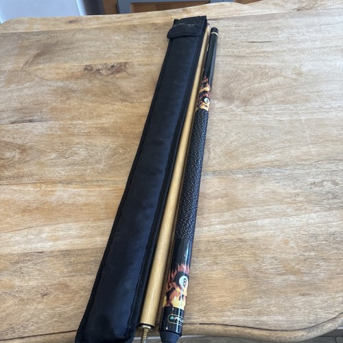 Riley ball flame pool cue - ball,