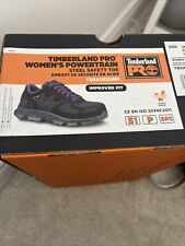 Safety shoes Timberland Pro Powertrain  size 6 safety lace up  Black/Purple