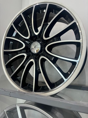 Black pol alloy wheels - alloy,