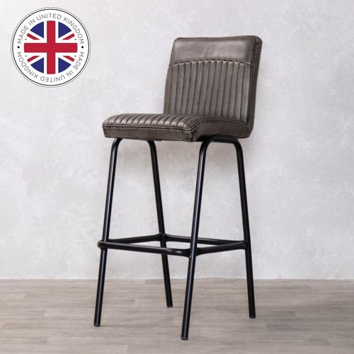 Grey industrial bar - bar, faux