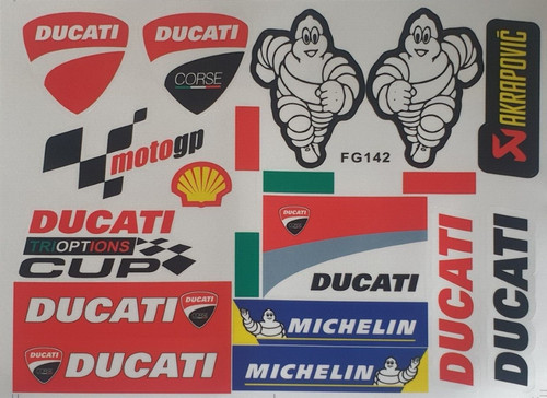 Motorcycle sticker decal - sticker, sheet