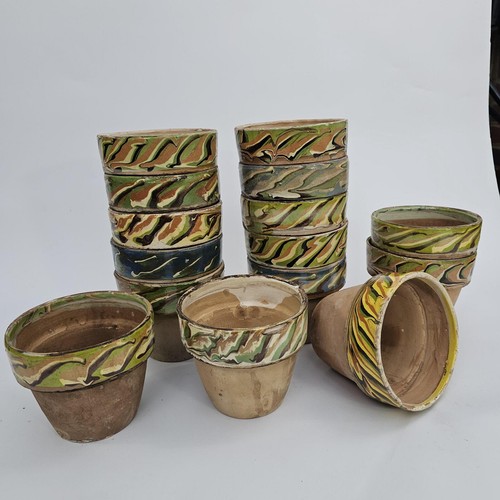Antique marbled slipware - marbled,