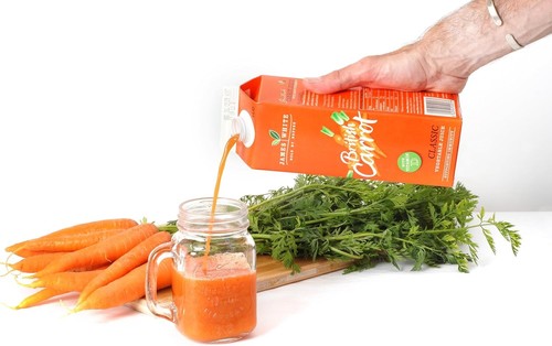 White classic british carrot - british,