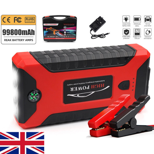 Car jump starter 99800mah 12v - jump,