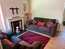 3 Seater Sofa And Footstall