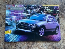 ROVER NEW STREETWISE 25 SALES BROCHURE 2004 FOLD OUT STYLE