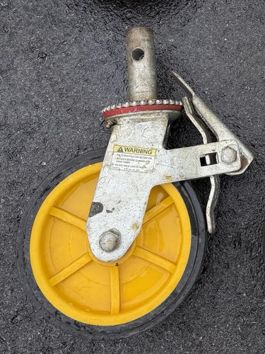 Scaffold caster 2 wheels - scaffold, x