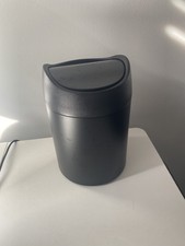 Mini Countertop Bin Simplehuman Trash Can 1.5L Black RRP £25.99