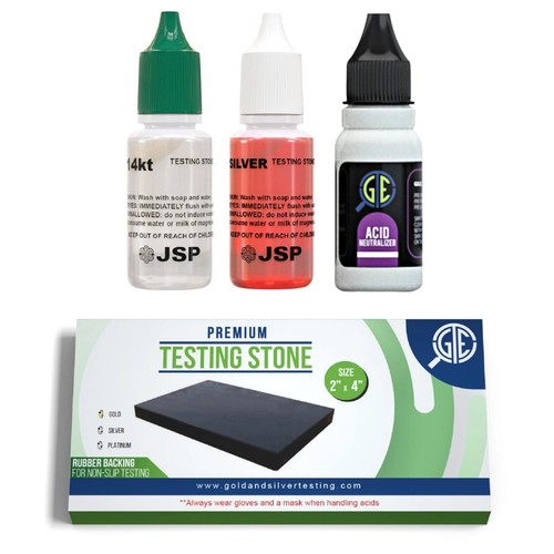 Gold silver test acid tester - silver,