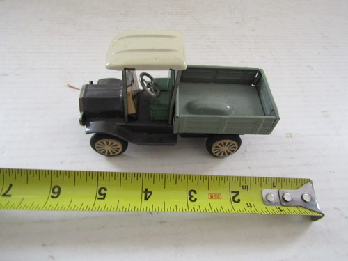 Vintage tin metal friction toy - metal,