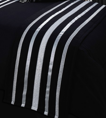 Black silver ribbon 200 - silver,