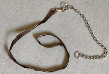 SLAVE BDSM MESH AND CHAIN SLAVE LEASH