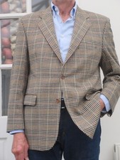 DAKS SIGNATURE TWEED WOOL JACKET SIZE 42