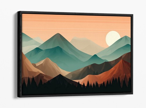 Modern mountain landscape - modern,