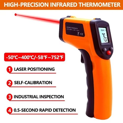 Digital infrared thermometer - digital,