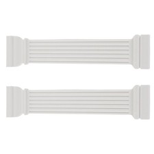  2 Pcs European Style Roman Column Decoration Dollhouse Furniture Home Statues