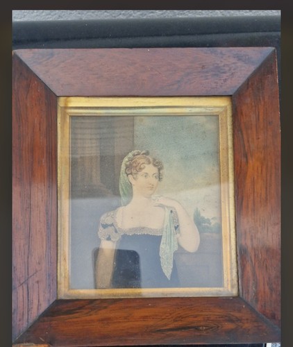 Antique regency portrait - antique,