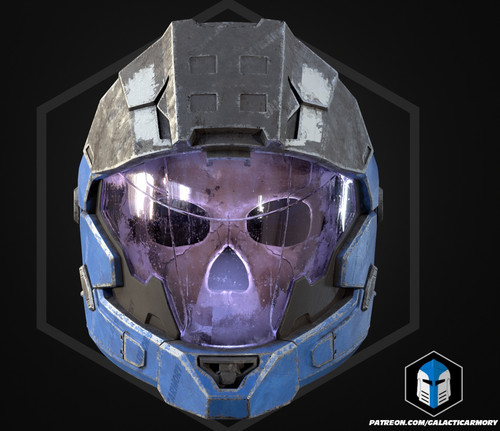 Halo haunted helmet - helmet-, 3d