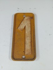 Vintage Cast Iron Door Number