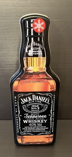 Jack daniels bottle - shaped, tin