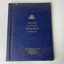 Rover 60 75 90 P4 Workshop