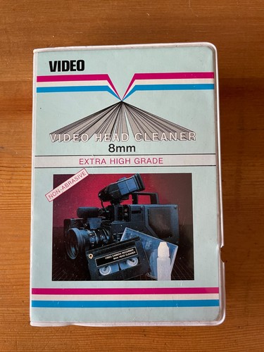 8mm video head - video, cleaner