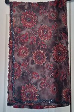 Saree Floral All Over Sequin