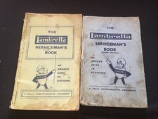 Lambretta Serviceman's Book 1st & 3rd Edition Models TV, Li, LD, LC, LD150, 200