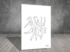 Pablo Picasso Dancing men ink