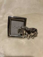 Disney Metal Photo Frame Eeyore From Winnie The Pooh Vintage 