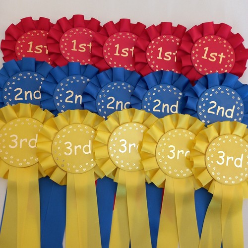 Dog show rosettes paw print - dog,