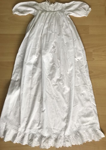 Antique edwardian white cotton - white,